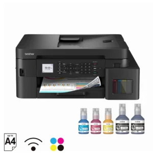 Smart & Seamless Printing with ADF, Duplex, 1.8” LCD – Plus, Extra Black Ink Bottle